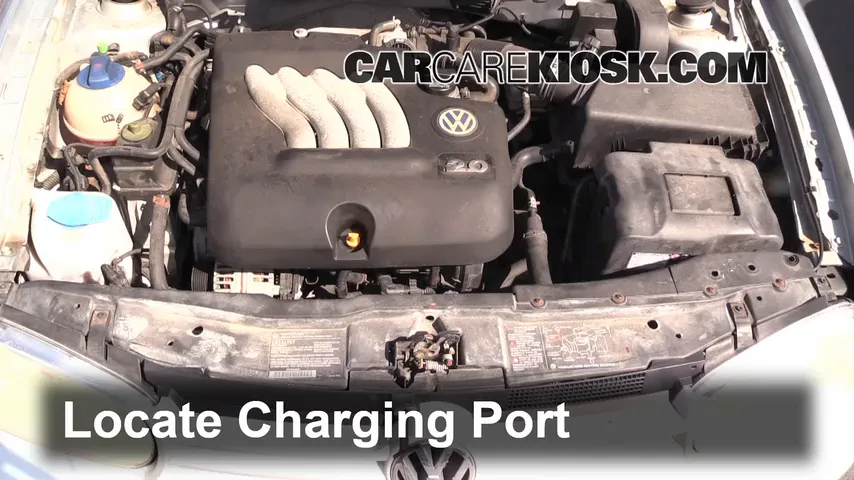 2003 Volkswagen Golf GL 2.0L 4 Cyl. (4 Door) Air Conditioner Recharge Freon